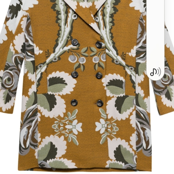 Desigual double breasted coat sz.38 - Picture 6 of 7